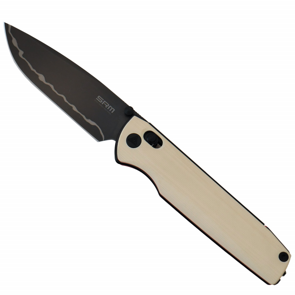 SRM Terrier 258L-GT2 нож складной белый