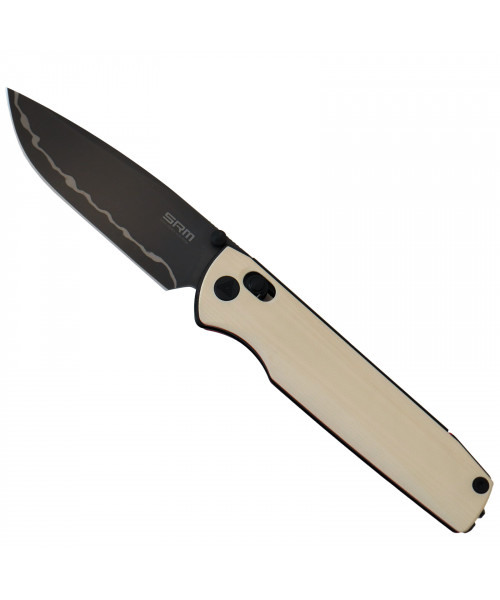 SRM Terrier 258L-GT2 нож складной белый