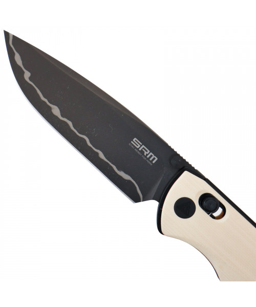 SRM Terrier 258L-GT2 нож складной белый