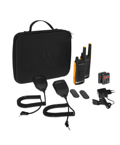 Рация MOTOROLA TLKR-T82EXT RSM портативная (комплект из 2-х р/ст)